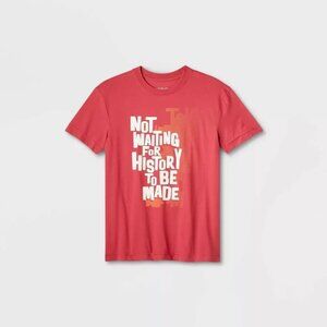 Black History Month Adult History To Be Made Short Sleeve T-Shirt Dark Red Sz M